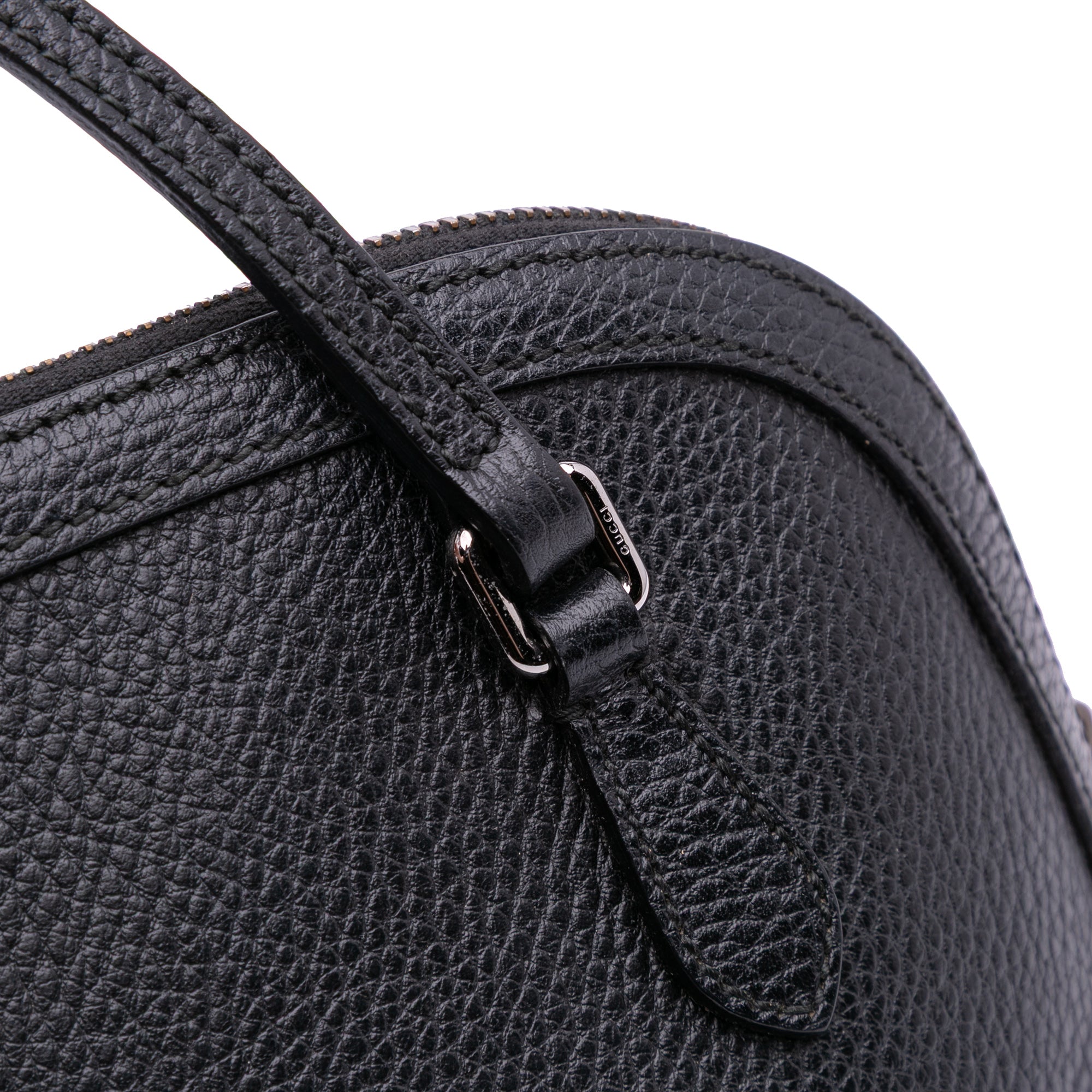 Mini Leather Dome Satchel