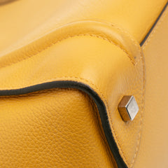 Mini Drummed Calfskin Luggage Tote