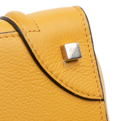 Mini Drummed Calfskin Luggage Tote