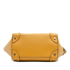 Mini Drummed Calfskin Luggage Tote
