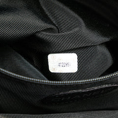 CC Quilted Caviar Front Pocket Shoulder Bag