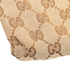 GG Canvas Web Double Pocket Belt Bag