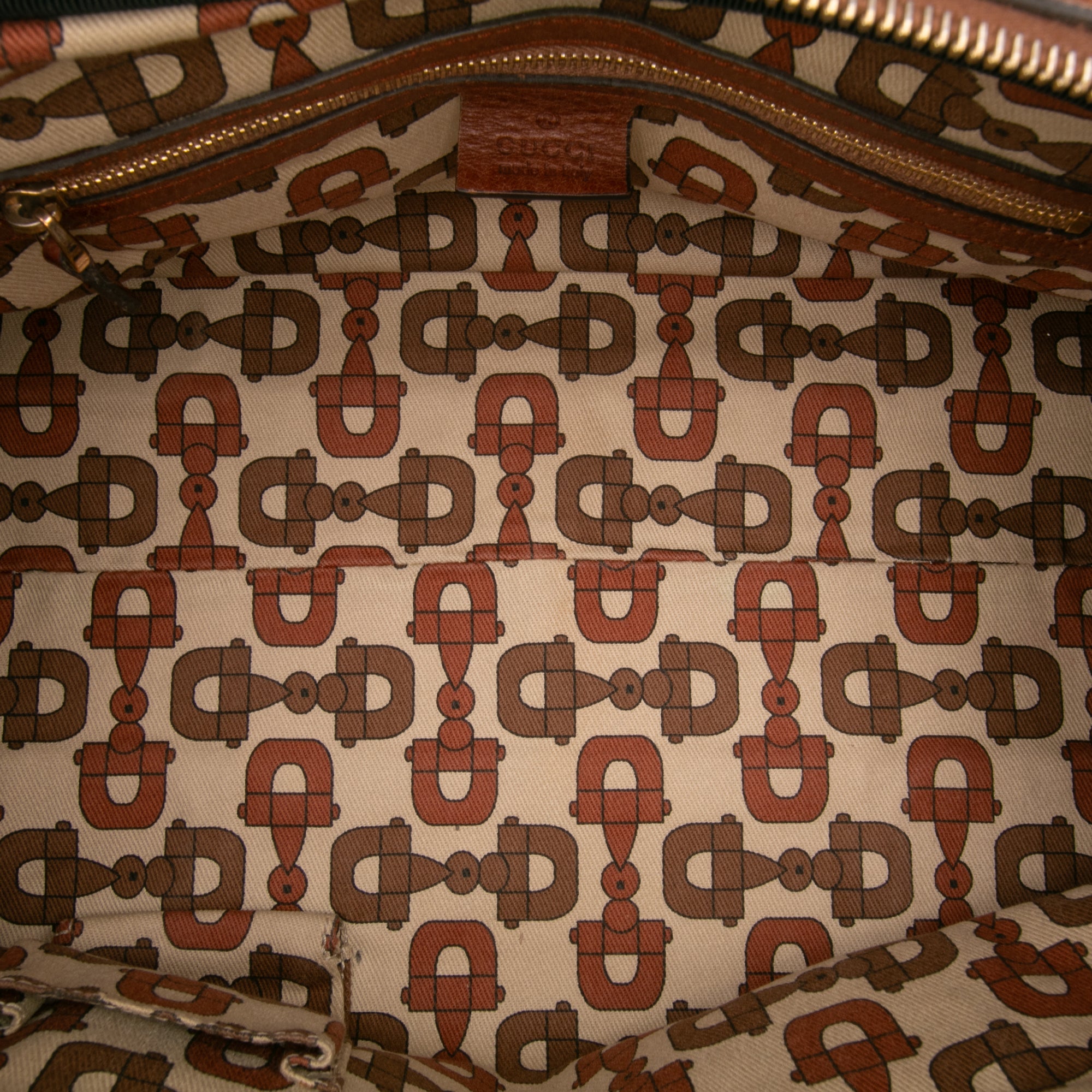 Guccissima Trimmed Leather Signoria Handbag