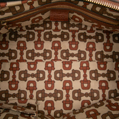 Guccissima Trimmed Leather Signoria Handbag