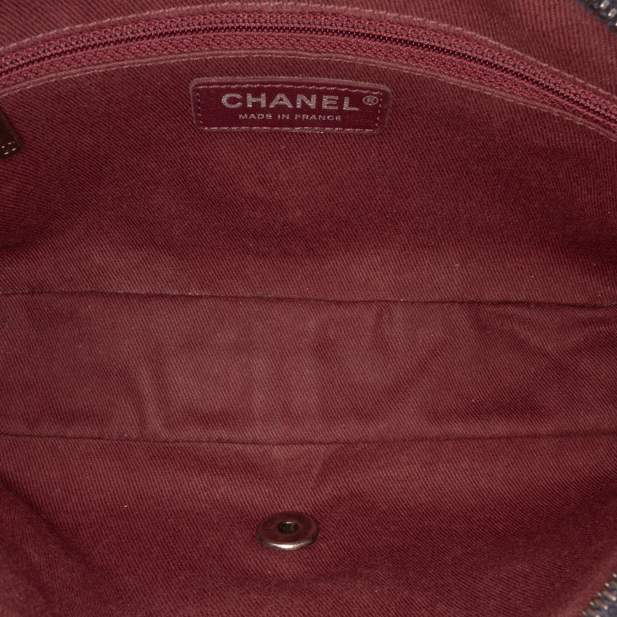 Small Quilted Distressed Calfskin Easy Flap