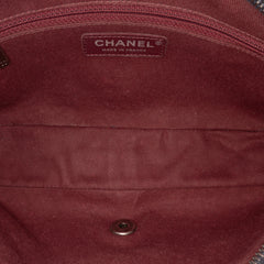 Small Quilted Distressed Calfskin Easy Flap
