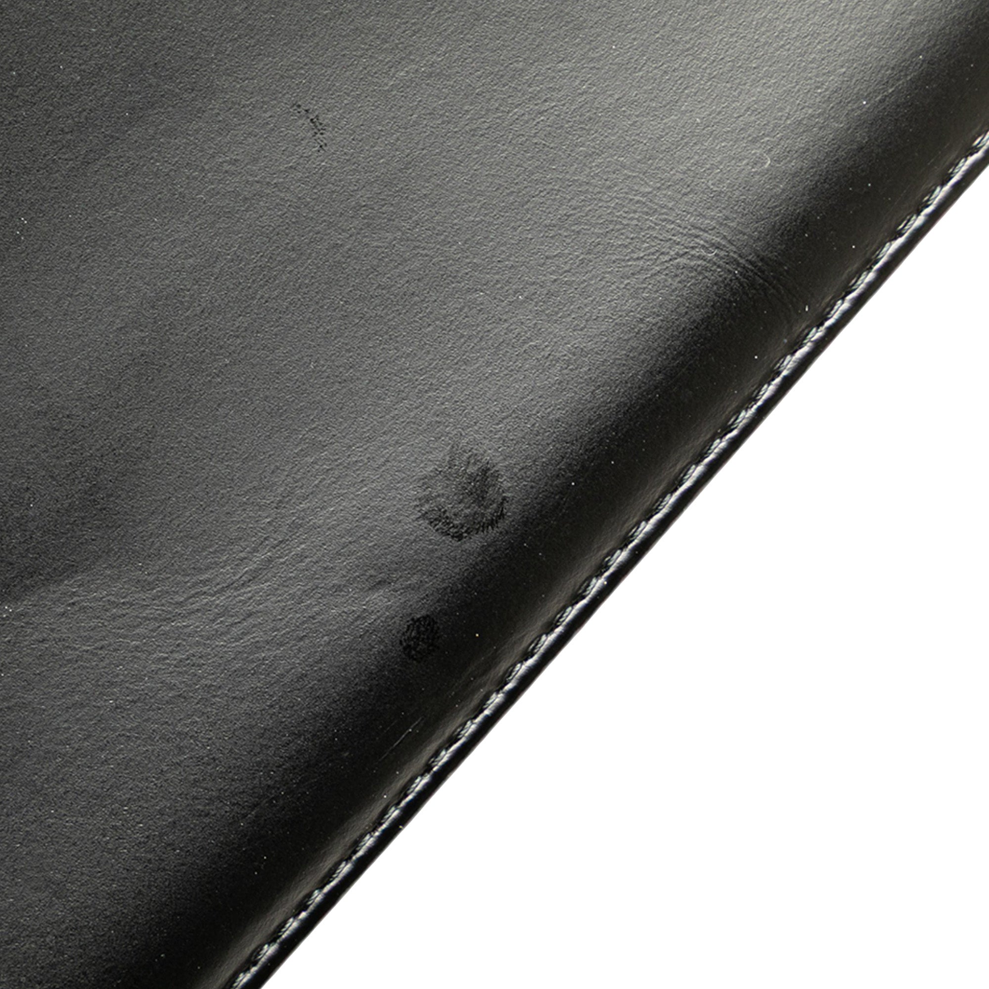 House Check Trimmed Leather Handbag