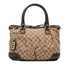 GG Canvas Sukey Satchel