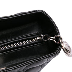 Large Lambskin Cannage Lady Dior