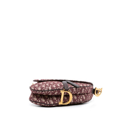 Oblique Canvas Saddle Bag