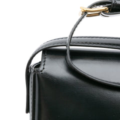 Shiny Calfskin Claude Shoulder Bag