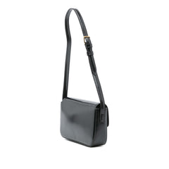 Shiny Calfskin Claude Shoulder Bag