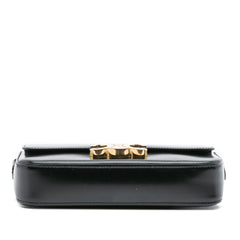 Shiny Calfskin Claude Shoulder Bag