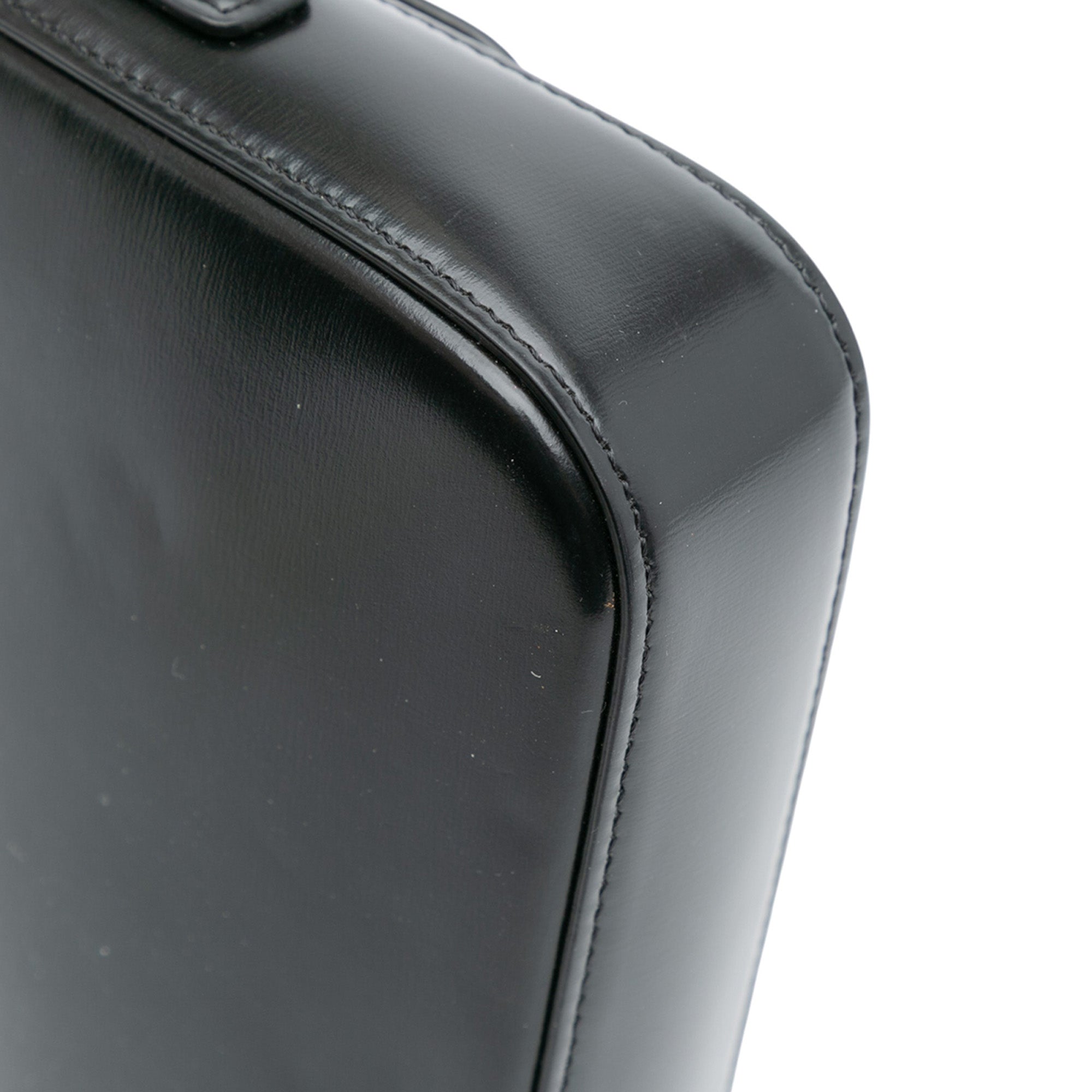 Shiny Calfskin Claude Shoulder Bag