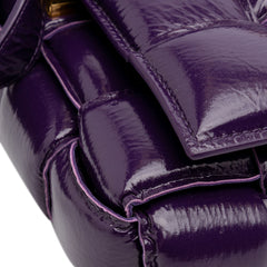 Textured Deerskin Intrecciato Padded Cassette Crossbody