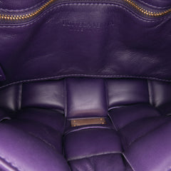 Textured Deerskin Intrecciato Padded Cassette Crossbody