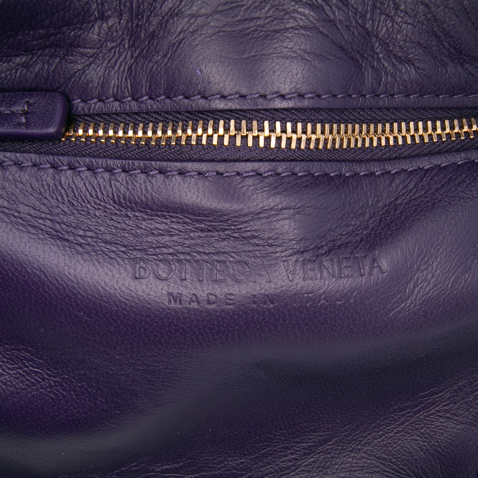 Textured Deerskin Intrecciato Padded Cassette Crossbody