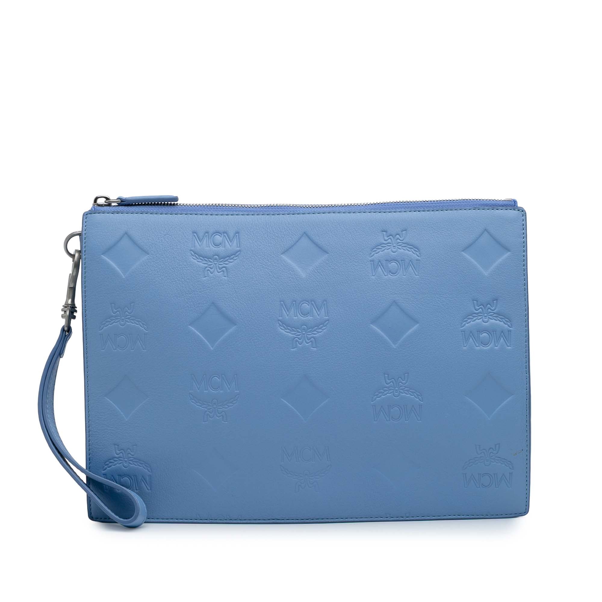 Leather Aren Zip Pouch