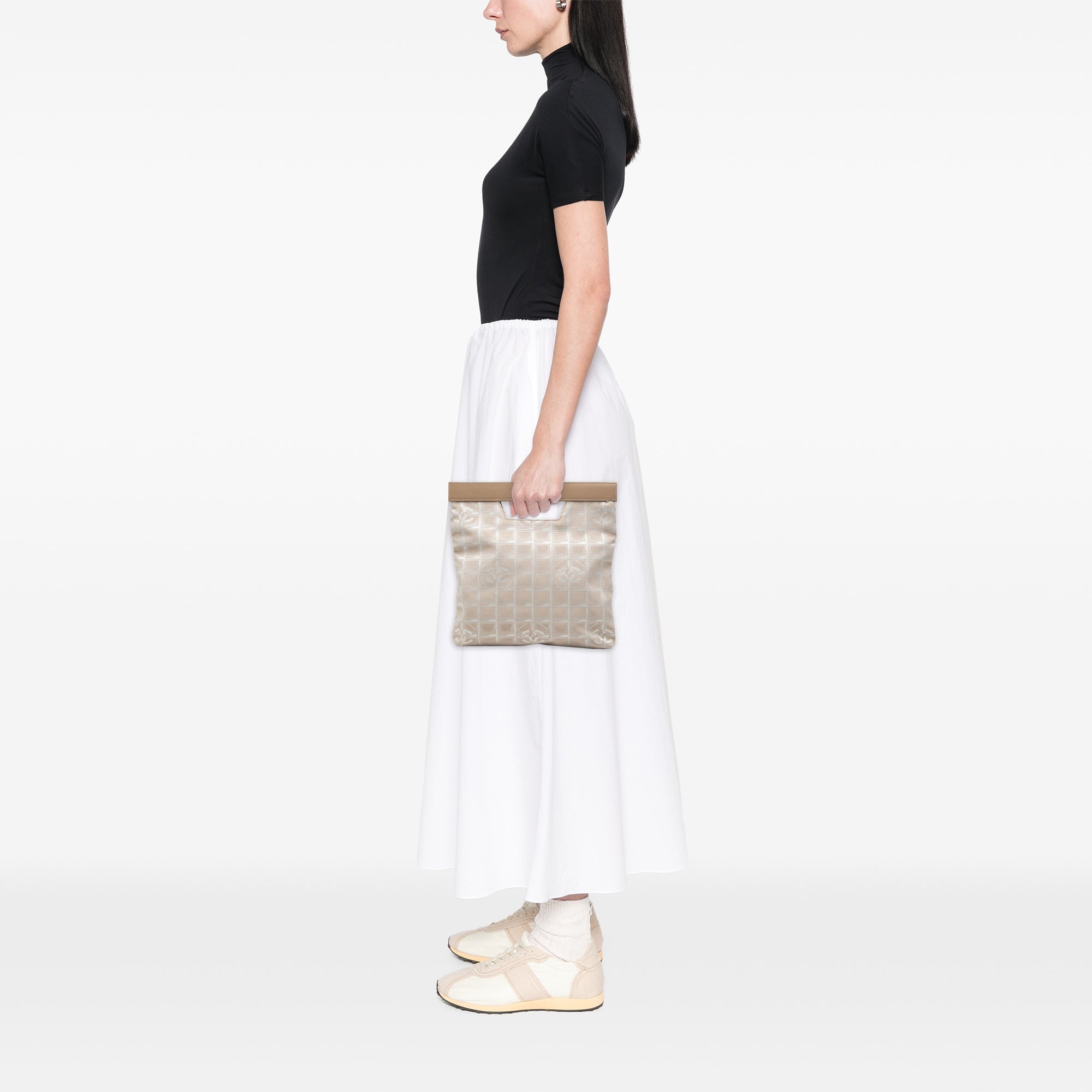 New Travel Line Nylon Handbag