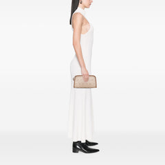 Honeycomb Coated Canvas Clutch