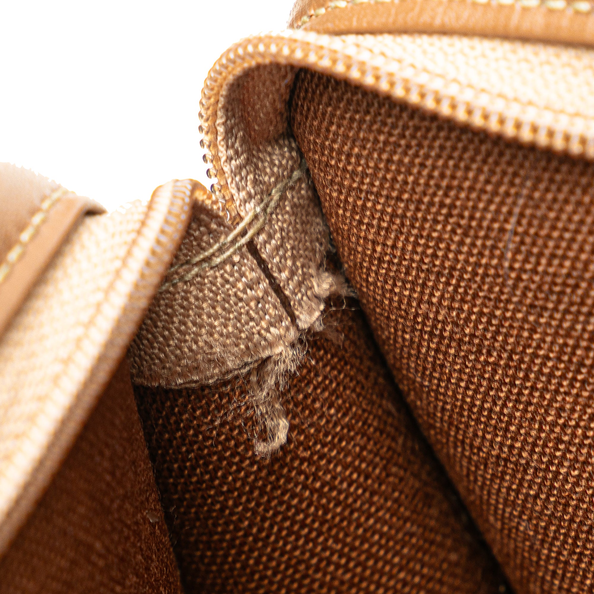Honeycomb Coated Canvas Clutch