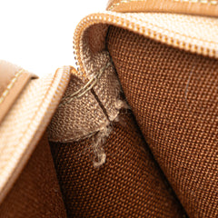 Honeycomb Coated Canvas Clutch