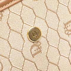 Honeycomb Coated Canvas Clutch