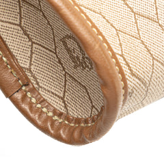 Honeycomb Coated Canvas Clutch