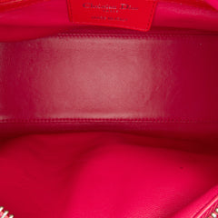Medium Bicolor Lambskin Cannage Lady Dior