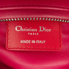 Medium Bicolor Lambskin Cannage Lady Dior
