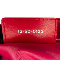 Medium Bicolor Lambskin Cannage Lady Dior