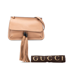 Medium Leather Bamboo Daily Crossbody