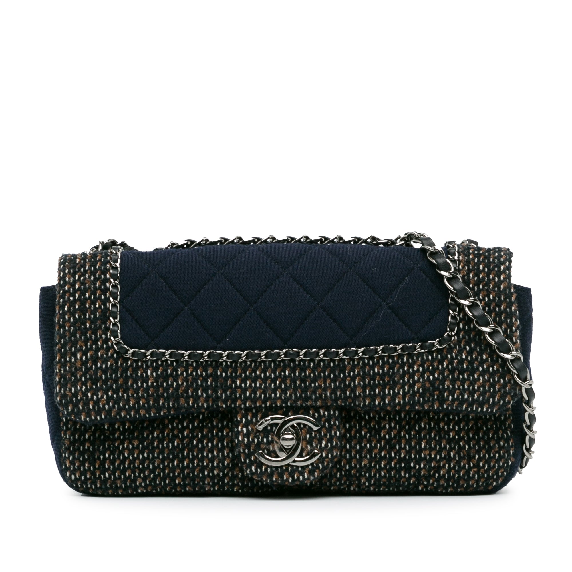 Small Jersey Tweed Flap