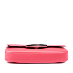 Satin Phone Pouch Baguette Satchel