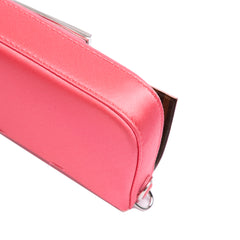 Satin Phone Pouch Baguette Satchel