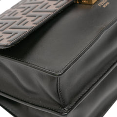 Medium FF 1974 Embossed Leather Kan I Satchel