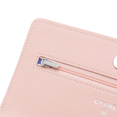 CC Quilted Caviar Wallet On Chain