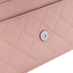 CC Quilted Caviar Wallet On Chain