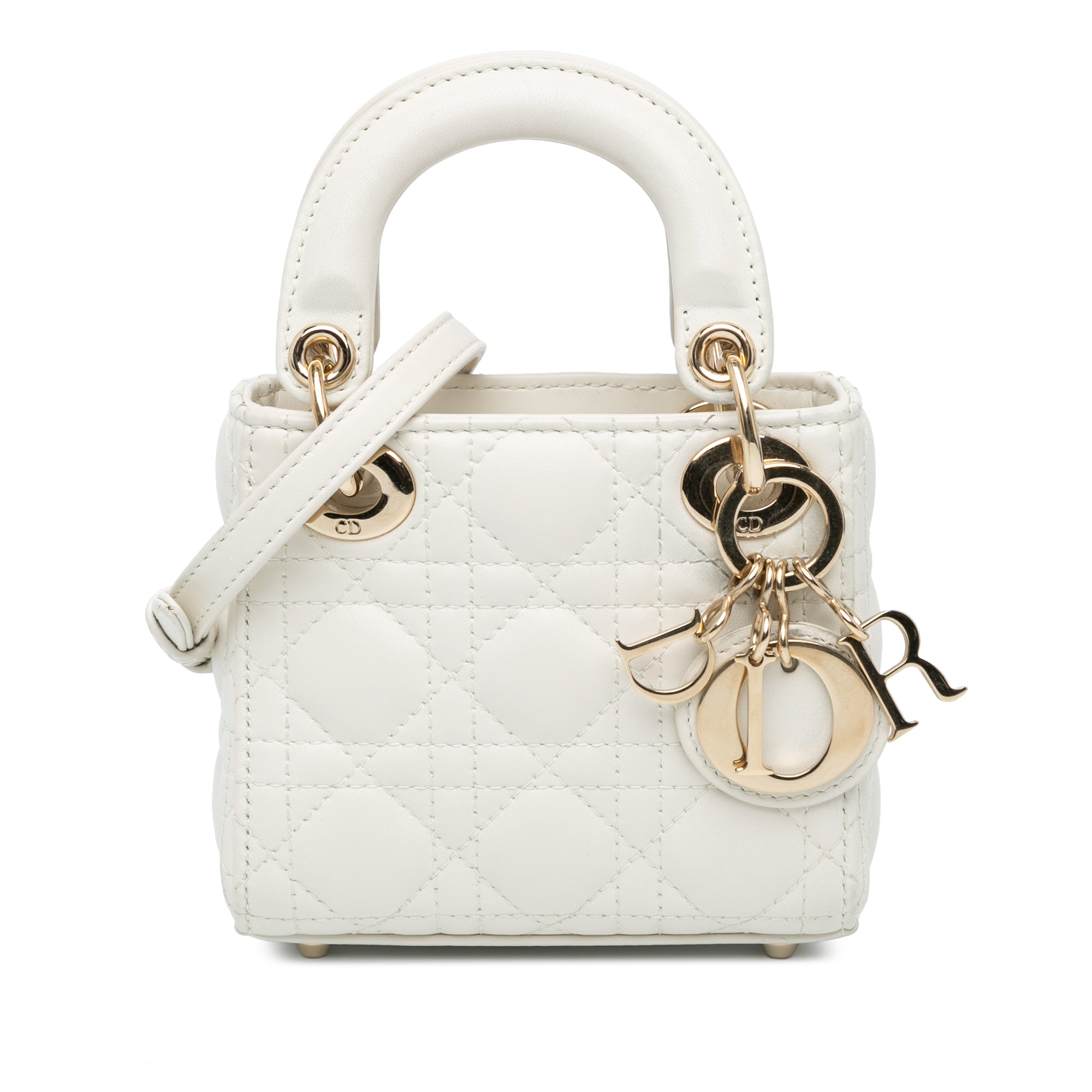 Micro Lambskin Cannage Lady Dior