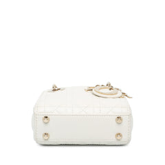 Micro Lambskin Cannage Lady Dior