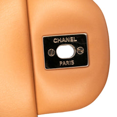 Jumbo Classic Metallic Patent Double Flap