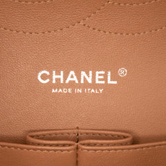 Jumbo Classic Metallic Patent Double Flap