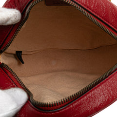 Mini GG Marmont Matelasse Leather Round Crossbody