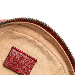 Mini GG Marmont Matelasse Leather Round Crossbody