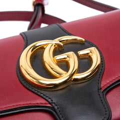 Small Bicolor Leather Arli Crossbody