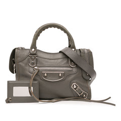 Mini Chevre Motocross Classic Metallic Edge City Satchel