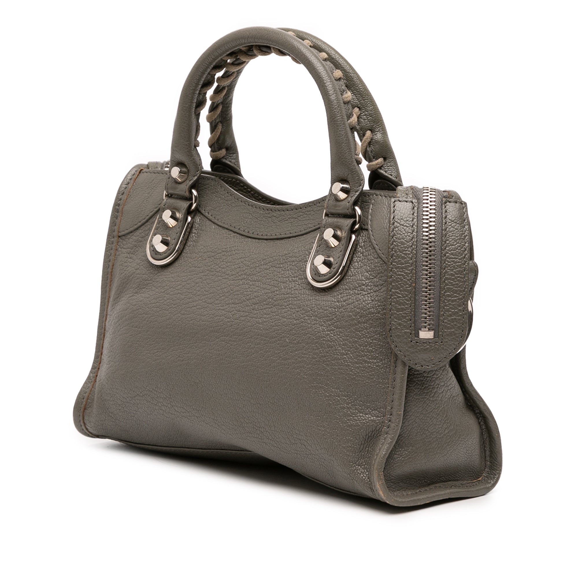 Mini Chevre Motocross Classic Metallic Edge City Satchel