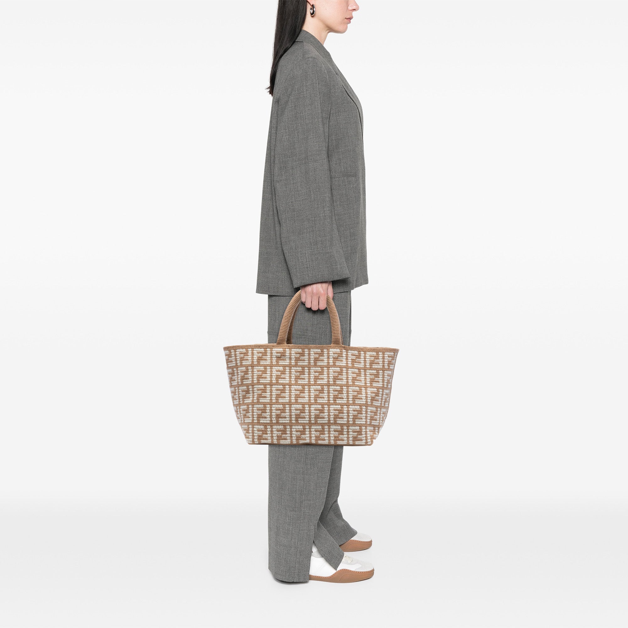 Large Zucca Cashmere Shopper Tote