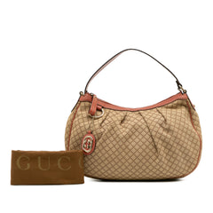 Diamante Canvas Sukey Shoulder Bag