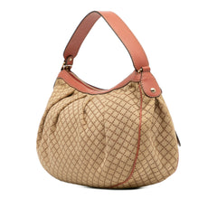 Diamante Canvas Sukey Shoulder Bag